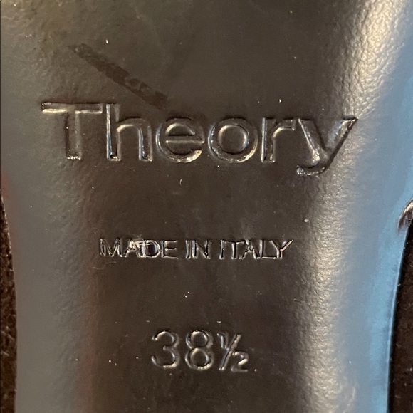 Theory high suede heels - Picture 4 of 5